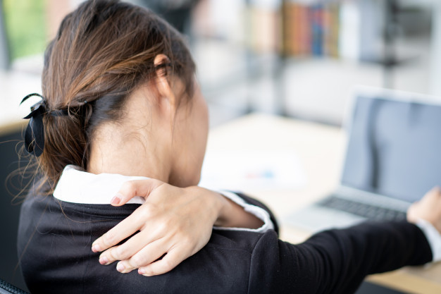 Asian businesswoman in office hard working
