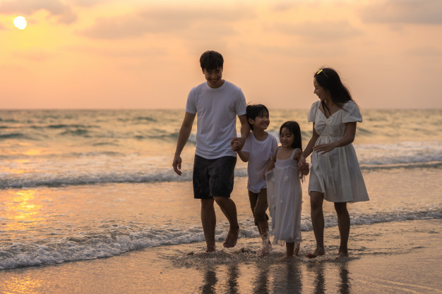 happy time with family