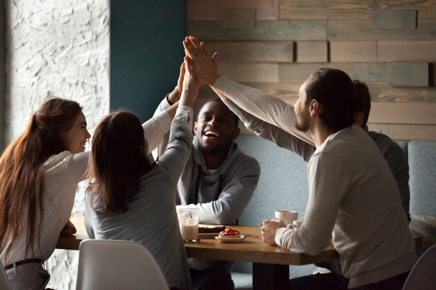 best-friends-giving-high-five-together 