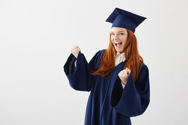 Happy Graduate Woman